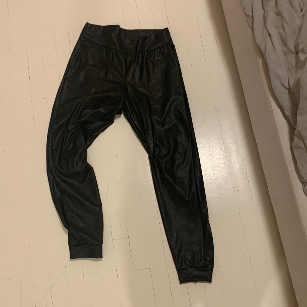 Commando faux leather joggers size Medium